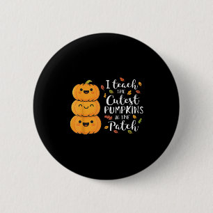 Halloween-Lehrer Ich unterrichte die süßesten Kürb Button