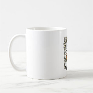 Halloween-Lehrer-Kürbis-Eule-Vintage-Schul-Shirt Kaffeetasse