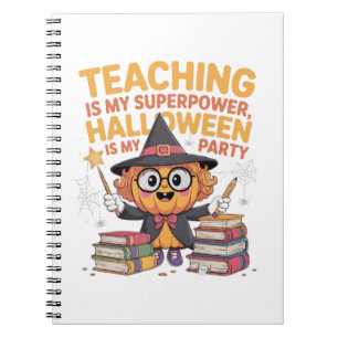 Halloween-Lehrer-Notizbuch – Unterrichten ist mein Notizblock