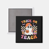 Halloween-Lehrer oder lehren Niedlicher Geisterkaf Magnet (Vorderseite/Rückseite)