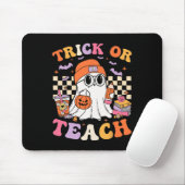Halloween-Lehrer oder lehren Niedlicher Geisterkaf Mousepad (Mit Mouse)
