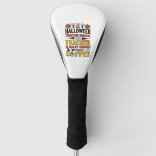 Halloween-Lehrer ohne Kostüm benötigt Lustiger Kaf Golf Headcover