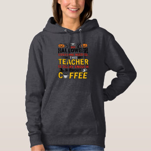 Halloween-Lehrer ohne Kostüm benötigt Lustiger Kaf Hoodie
