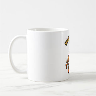 Halloween-Lehrer-Shirt Lustiges Besen-Problem-Desi Kaffeetasse
