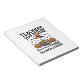 Halloween-Lehrer-Shirt mit Hexenbüchern_1 Notizblock (angewinkelt)