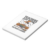 Halloween-Lehrer-Shirt mit Hexenbüchern_1 Notizblock (Rotiert)