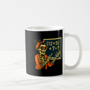 Halloween-Lehrer Six Seven Meme 6 7 Skelett Soky Kaffeetasse