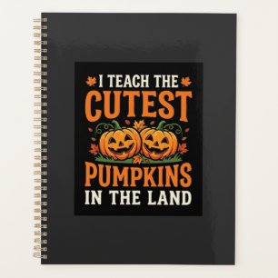 Halloween-Lehrer süßestes Kürbis-Design_1 Planer