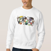 Halloween-Lehrer Sweatshirt (Vorderseite)