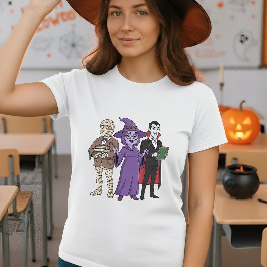 Halloween-Lehrer-Team T-Shirt