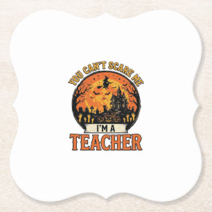 Halloween-Lehrer Vintage Lustig Gruselig Schule De Untersetzer