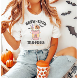 Halloween-Lehrerin, die sich selbst zuhause gefühl T-Shirt