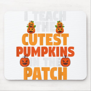 Halloween-Lehrerin ich lehre die Niedlichsten Kürb Mousepad