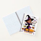 Halloween-Lehrerin  Notizblock (Innenseite)