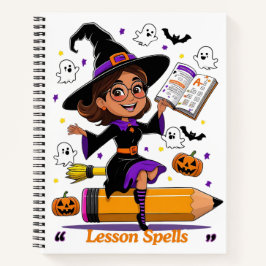 Halloween-Lehrerin  Notizblock