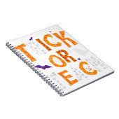 Halloween-Lehrerin Notizblock (Rechte Seite)