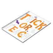 Halloween-Lehrerin Notizblock (Linke Seite)