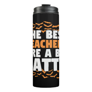 Halloween-Lehrerin Thermosbecher