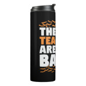 Halloween-Lehrerin Thermosbecher (Nach links gedreht)