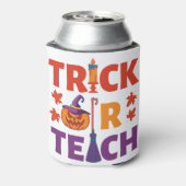 Halloween-Lehrertrick oder -Unterricht Dosenkühler (Kanne Rückseite)