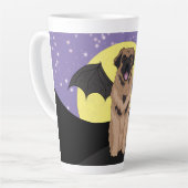 Halloween Leonberger Milchtasse (Linke Ecke)