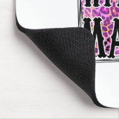 Halloween Leopard Witchy Mama Birthday Mousepad (Ecke)