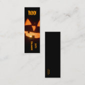 Halloween-Lesezeichen Mini Visitenkarte (Vorne/Hinten)