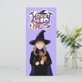 Halloween-Lesezeichen-Rückkarten (Stehend Vorderseite)