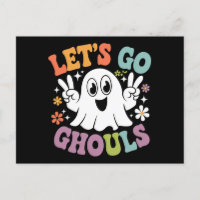 Halloween Let's Go Ghouls Ghost Retro-Kostüm