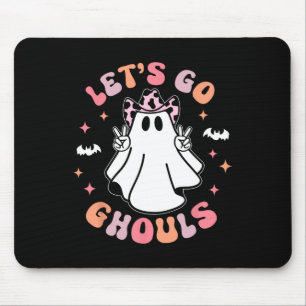 Halloween Let's Go Ghouls Ghost Retro Kostüm Wome Mousepad