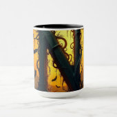 Halloween Letter N Single Tear Tasse (Zentrum)