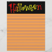 Halloween Letterhead (Vorderseite)