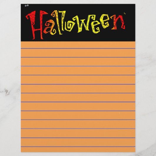 Halloween Letterhead (Vorderseite)
