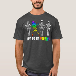 Halloween LGBT Pride Costume  Dare To Be Gay T-Shirt