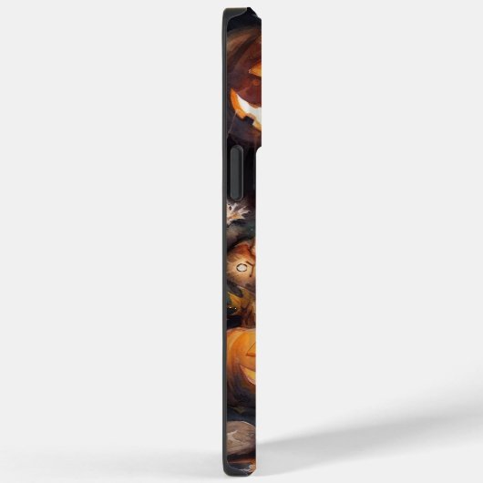 Halloween Lhasa Apso mit Pumpkins Beängstigend Case-Mate iPhone Hülle (Rückseite / Rechts)