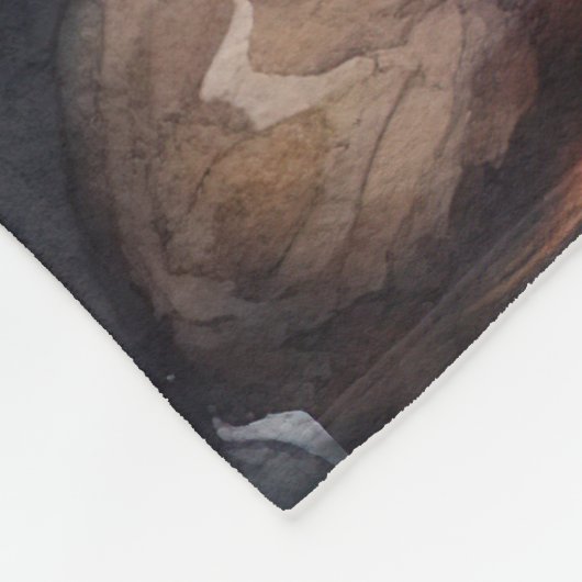 Halloween Lhasa Apso mit Pumpkins Beängstigend Fleecedecke (Ecke)