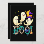 Halloween Library 13 Einladung (Vorne/Hinten)