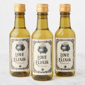 Halloween Liebe Elixir Drinks unangenehm Weinetikett (Flaschen)