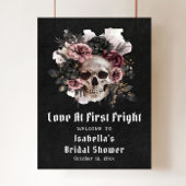 Halloween-Liebe im ersten Brautparty willkommen Poster