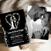 Halloween-Liebe im ersten Fright-Part-Brautparty Einladung