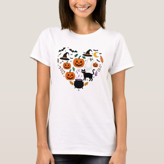 Halloween-Liebe in jeder Form T-Shirt (Vorderseite)