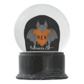 Halloween-Liebe Schneekugel (Rückseite)