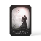 Halloween Liebe Silhouette Hochzeit Einladung