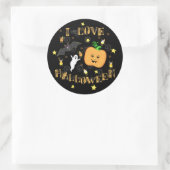 Halloween Liebe Stickers (Tasche)