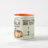 Halloween-Liebe (Tribut an Wes Craven) Tasse (Zentrum)