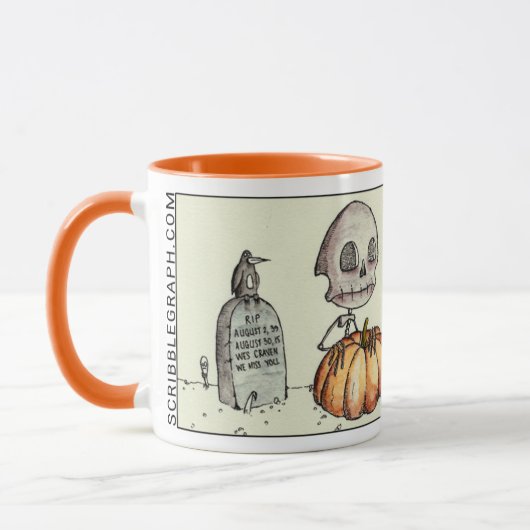 Halloween-Liebe (Tribut an Wes Craven) Tasse (Links)