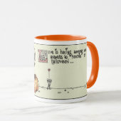 Halloween-Liebe (Tribut an Wes Craven) Tasse (VorderseiteRechts)