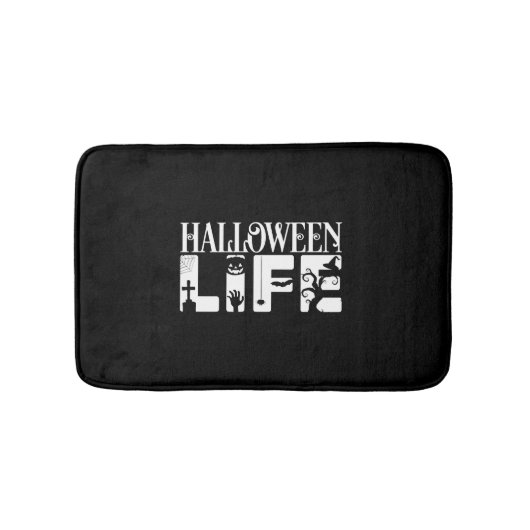 Halloween Life Badematte (Vorderseite)