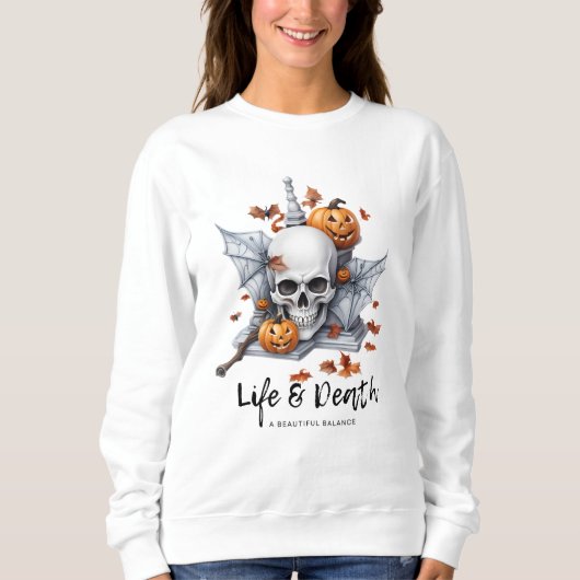 Halloween Life & Death Sweatshirt (Vorderseite)