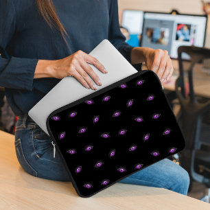 Halloween, Lila Augen, Süßes oder Saures, Buh Laptopschutzhülle